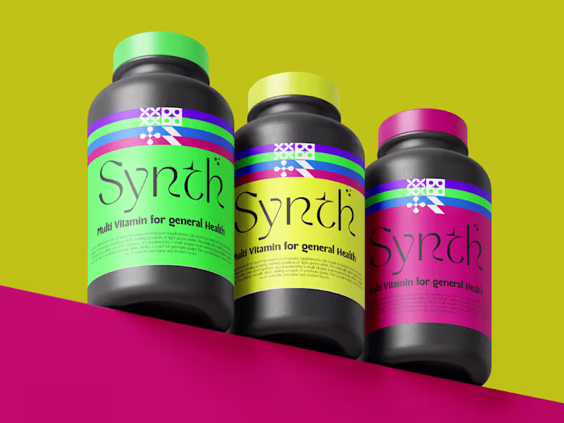 Cover image for Visual Identity & Packaging design - Synth