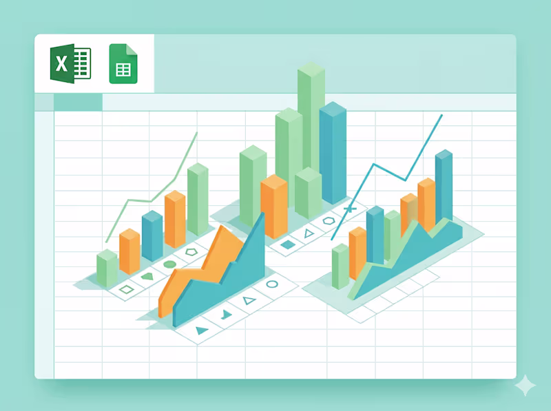 Cover image for I'll Build a Business Dashboard in Google Sheets or Excel