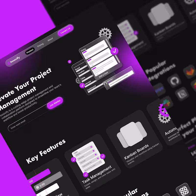 Cover image for Tech Startup Website Design
