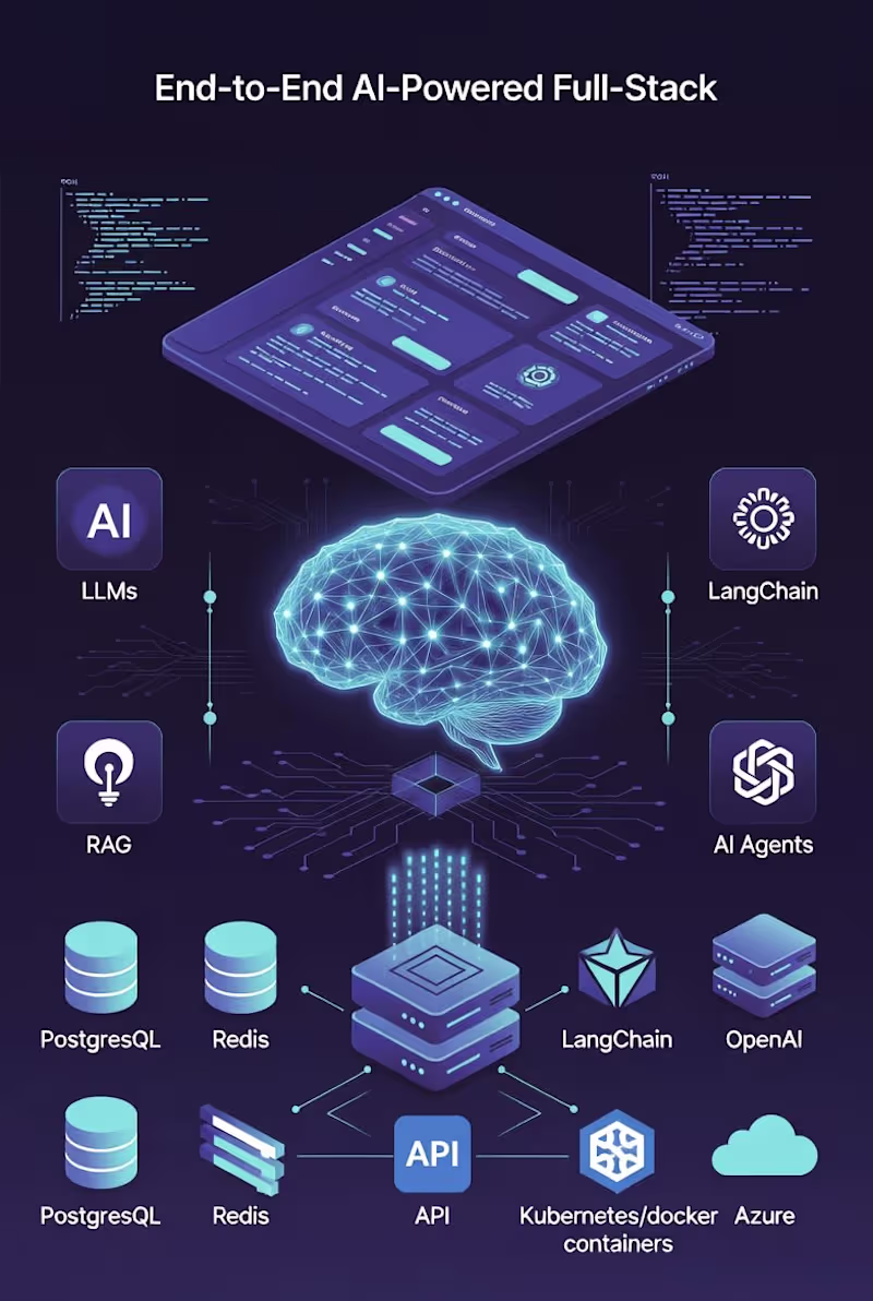 Cover image for End-to-End AI-Powered Full-Stack Applications