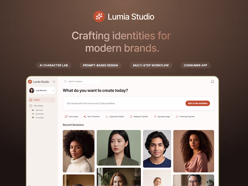Cover image for Lumia Studio — AI Character