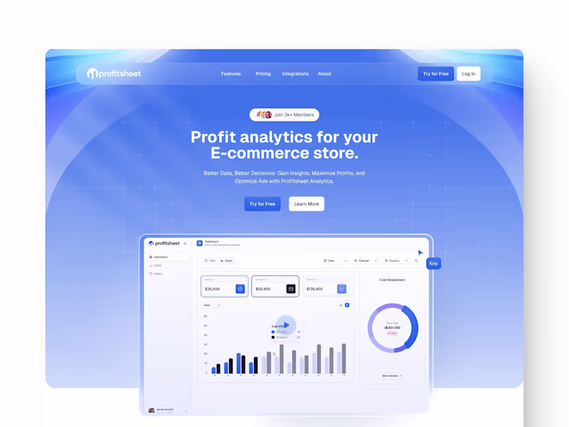 Cover image for Landing page in Framer for Startups