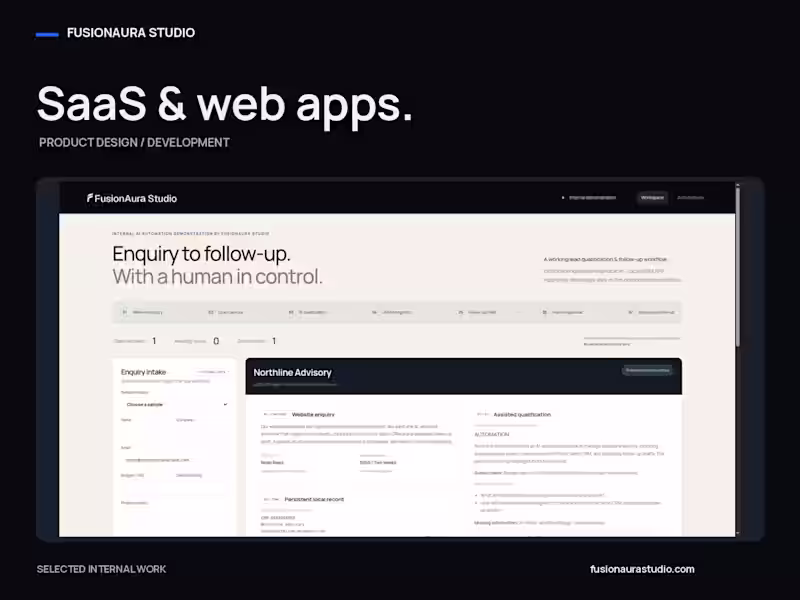 Cover image for SaaS & Custom Web Application Development