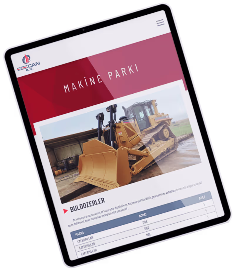 Cover image for Egecan Construction Company Website
