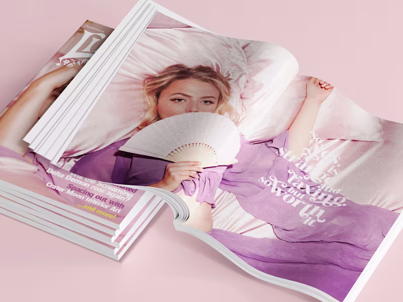 Cover image for Dolly-Inspired Magazine: Art Direction, Illustration + Layout
