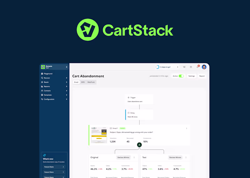 Cover image for Design System and User Flow Development for CartStack