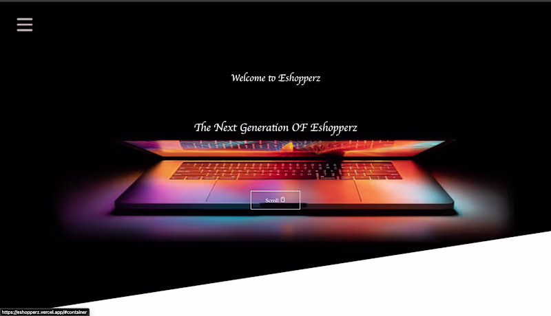 Cover image for Ecomm website\