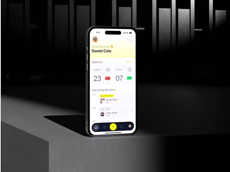Cover image for Coach EMS - Fitness Management App Design