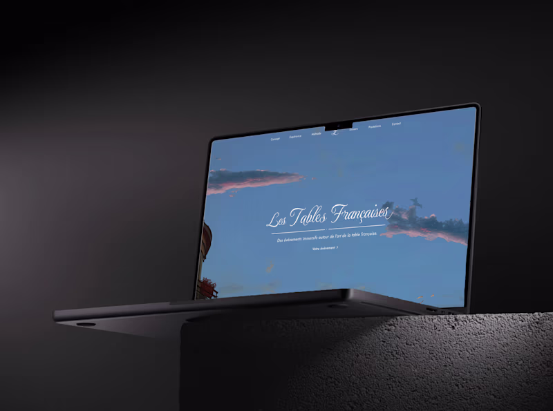 Cover image for Les Tables Françaises - Website & Brand Identity