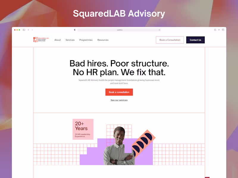 Cover image for Digital Transformation for SquaredLAB Advisory