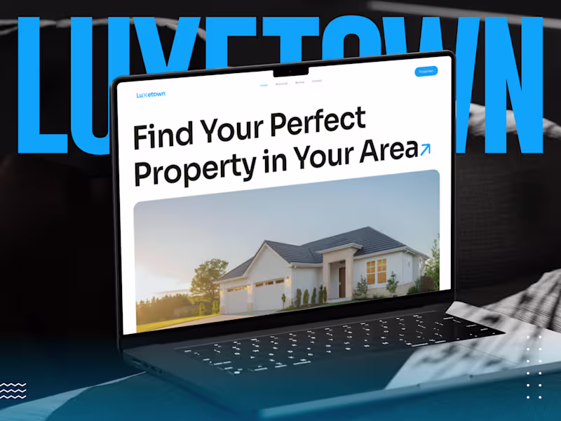 Cover image for LuxeTown - Framer Real Estate Website