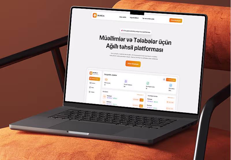 Cover image for EKURS AI - AI Powered online course platform (SaaS)
