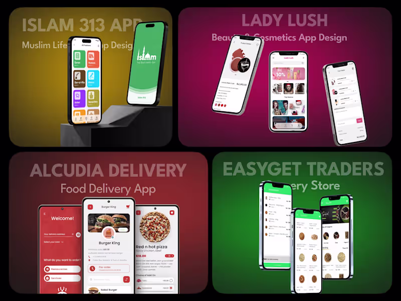 Cover image for I will do mobile app UI design for android and ios