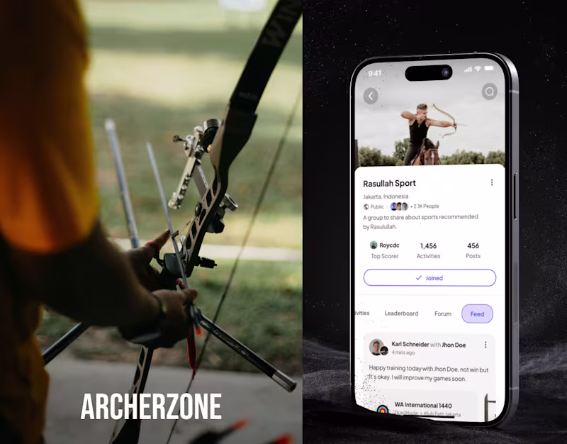 Cover image for Archerzone - Archery Scoring Mobile App UI Kit
