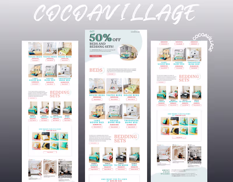 Cover image for Cocoa Village Landing Page (1) | Images :: Behance