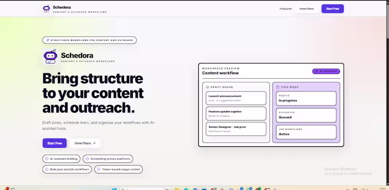 Cover image for Task management & scheduling platform