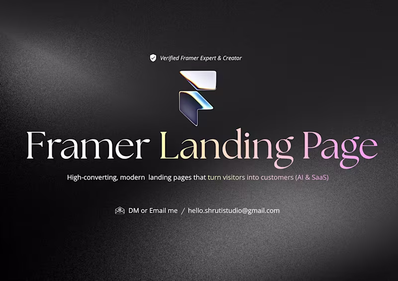 Cover image for Framer Landing Pages