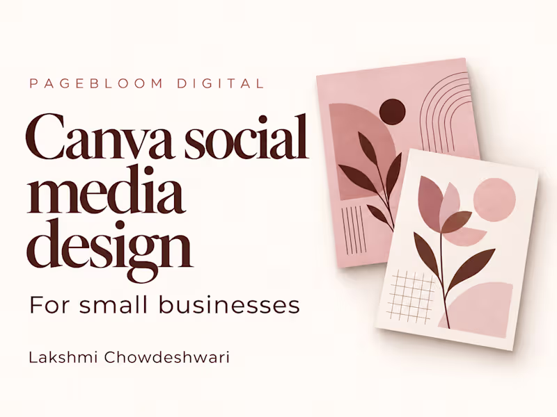Cover image for Canva Social Media Posts for Small Businesses