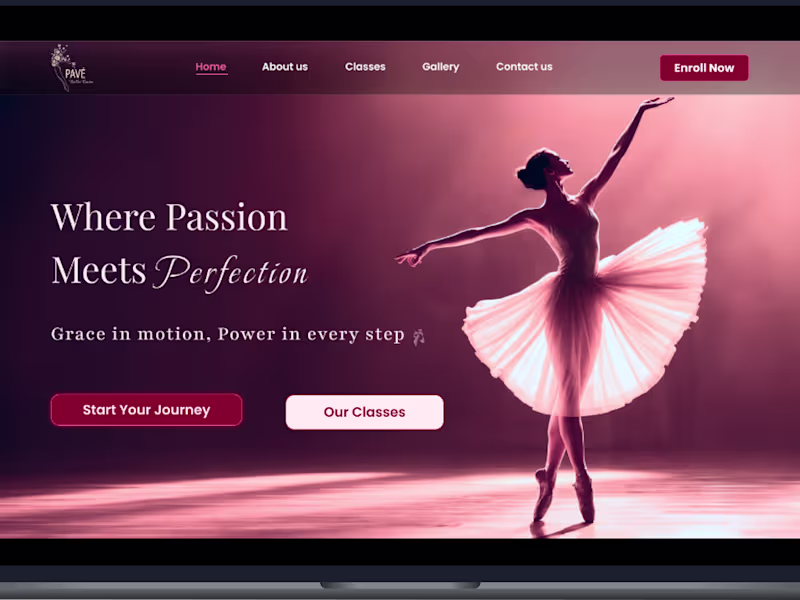 Cover image for PAVÉ Ballet Academy
Designing an elegant