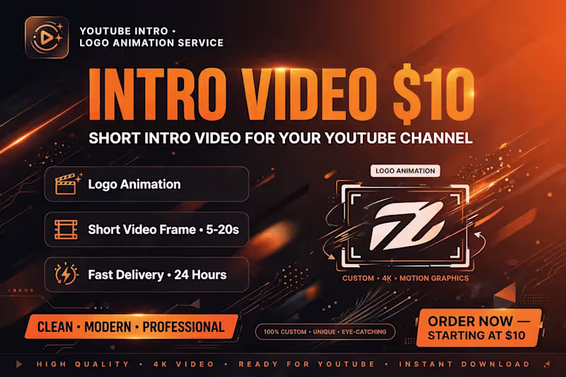 Cover image for YouTube Channel Intro Video