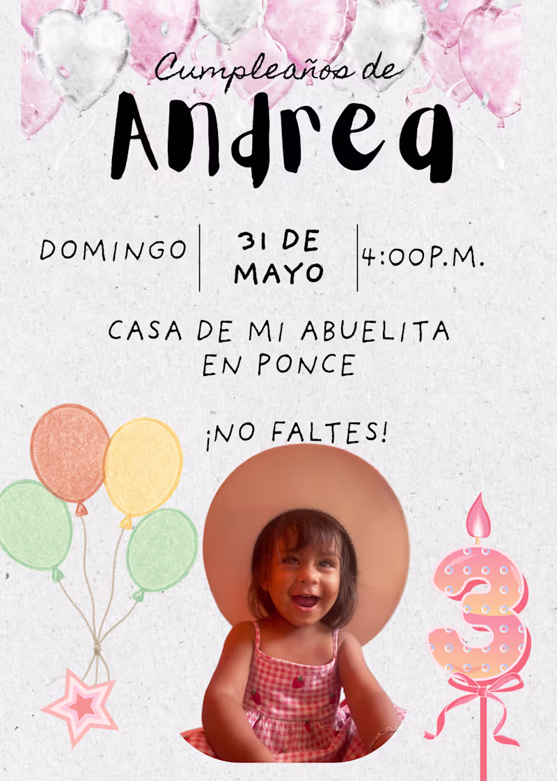 Cover image for birthday invitation desing 