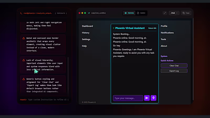 Cover image for Built 'Roast My UI' -
