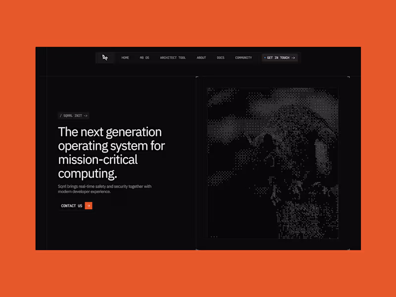 Cover image for Sqrrl | Brand, Website Design/Framer Development & Motion Design