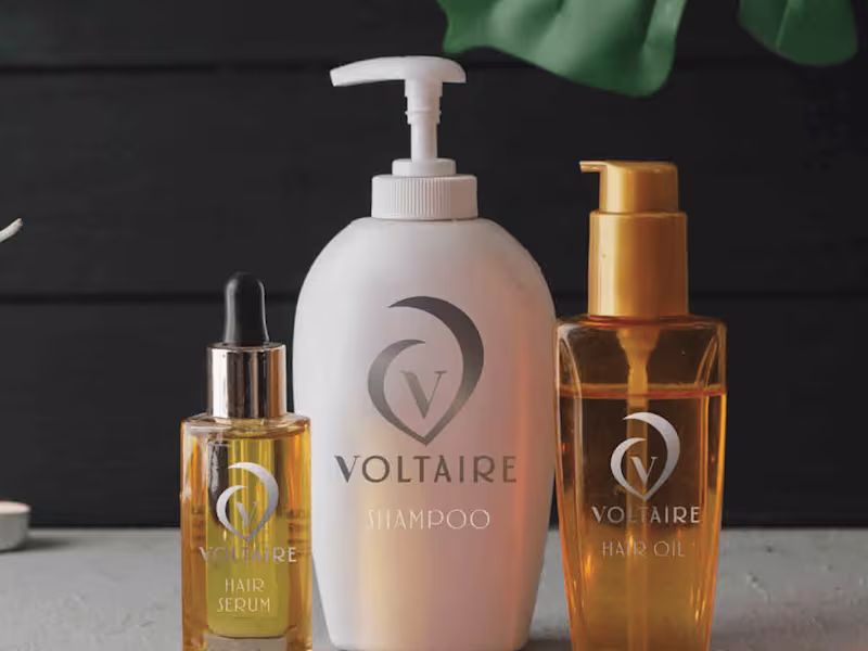 Cover image for Voltaire Hair Products Logo Project