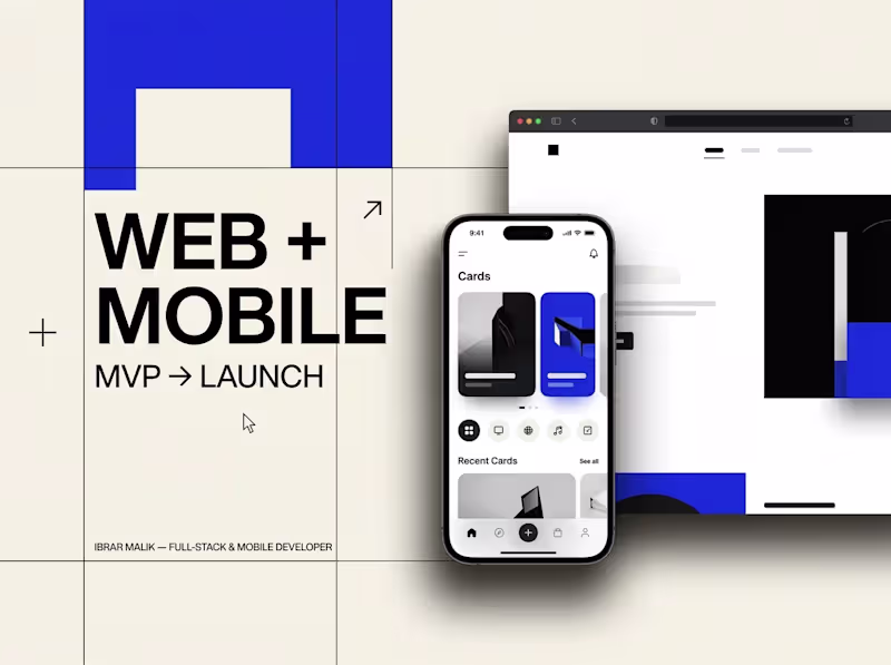 Cover image for I’ll Build Your Web or Mobile App from MVP to Launch
