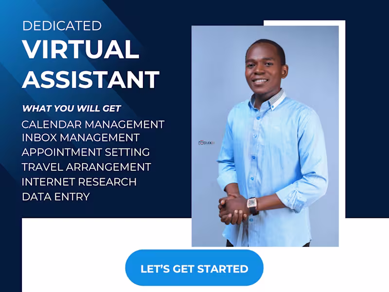 Cover image for Dedicated Virtual Assistant for businesses