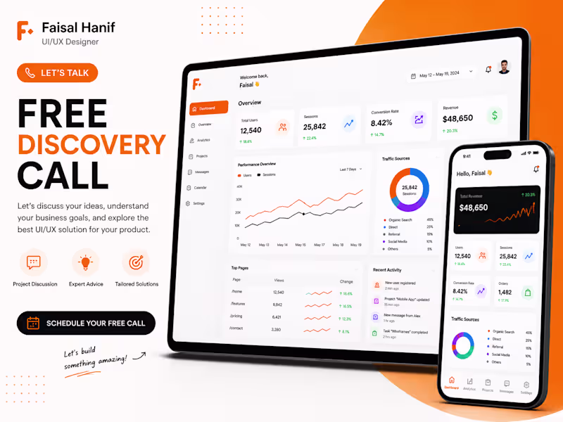 Cover image for Free Discovery Call |  Ui/UX