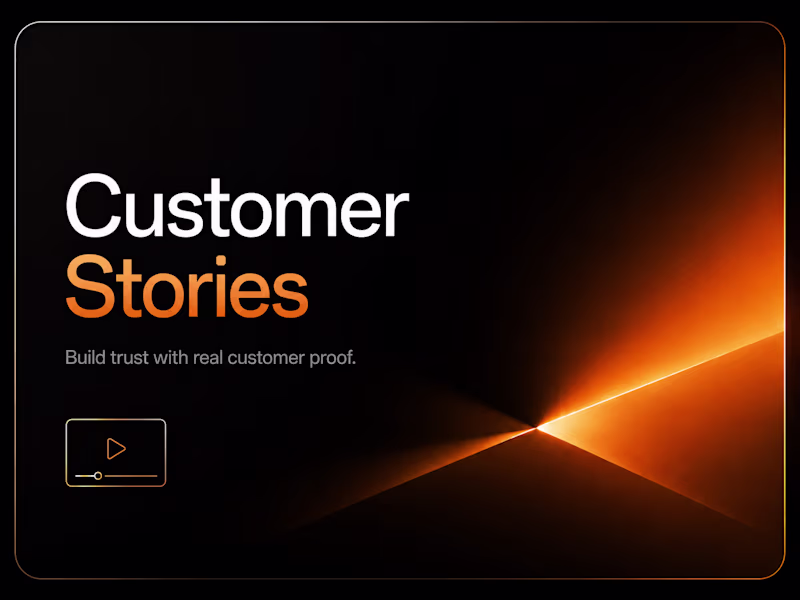 Cover image for Customer Stories