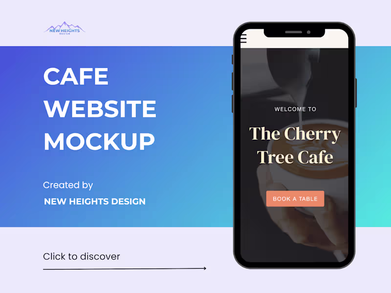 Cover image for The Cherry Tree Cafe - Mockup