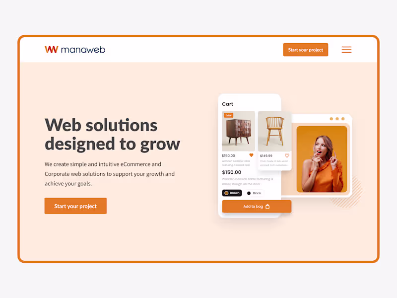 Cover image for Manaweb - Website Redesign