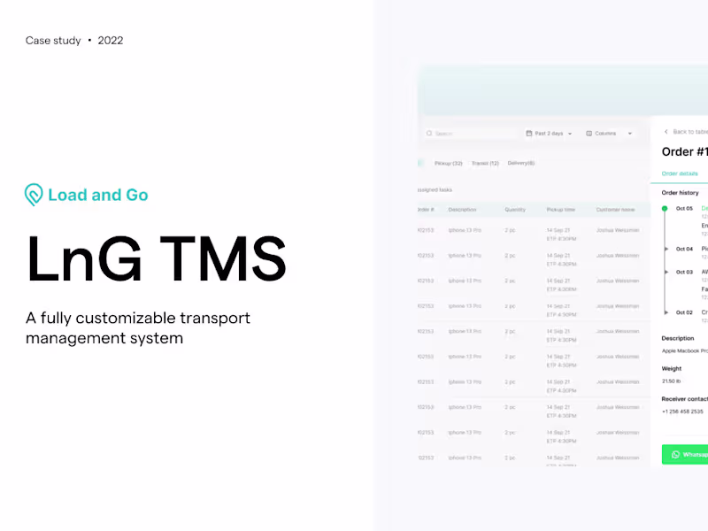 Cover image for Load and Go TMS at Load and Go﻿