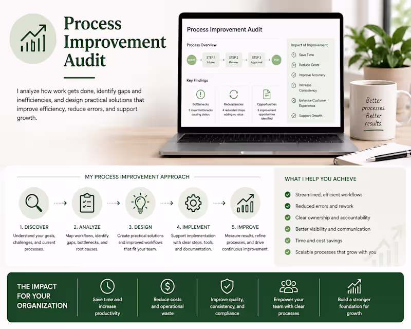 Cover image for Process Improvement Audit