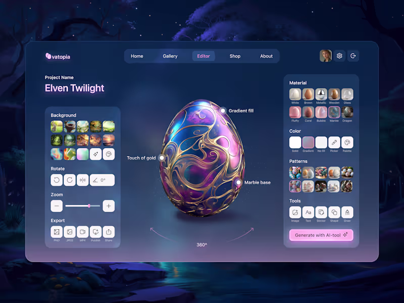 Cover image for 🐣 Product design for the creative Easter platform | Hyperactive