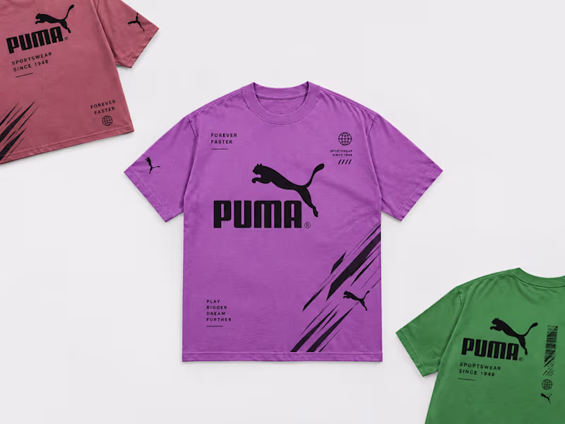 Cover image for Puma T-Shirt Design
A company T-shirt