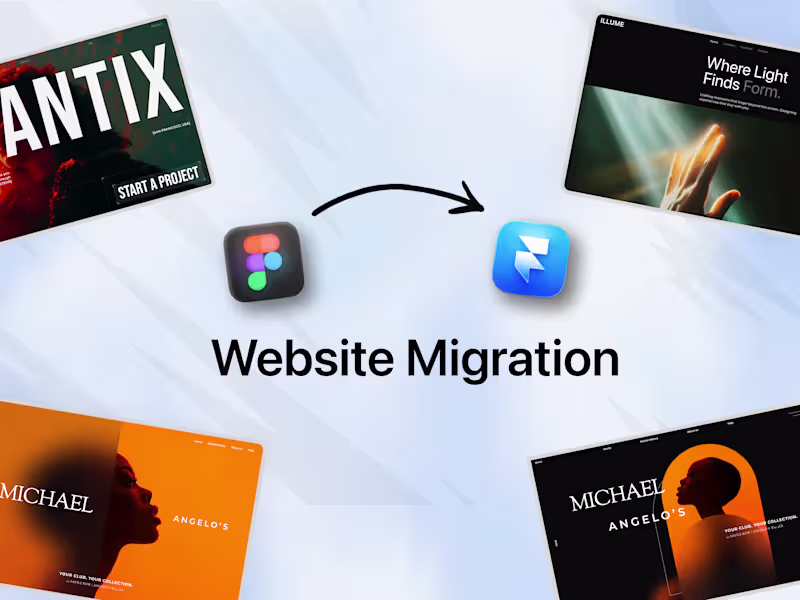 Cover image for Website Migration to Framer