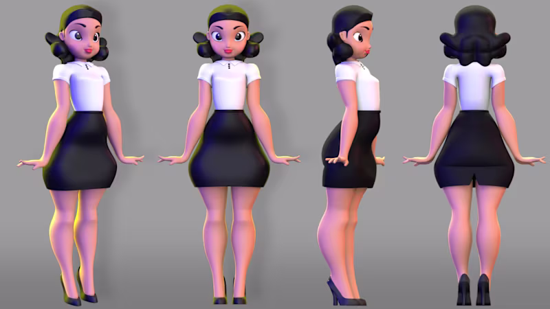 Cover image for Stylized Girl Character