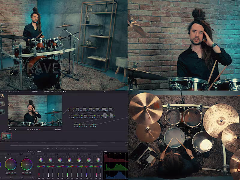 Cover image for Cinematic Teal & Orange- Music Band Video