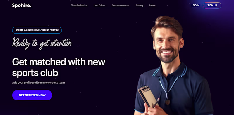 Cover image for Sophire – Sports Club Matching
