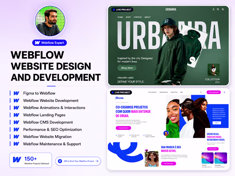 Cover image for Webflow Website Design & Development