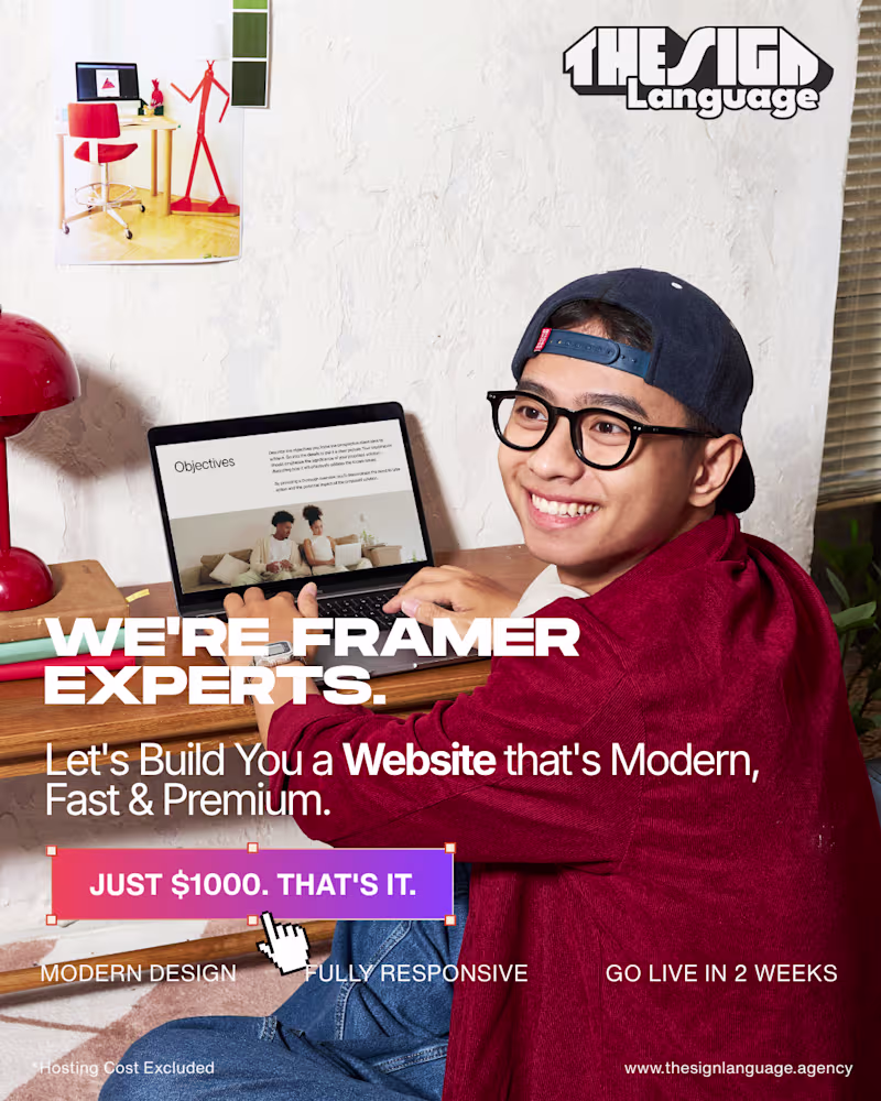 Cover image for Framer Website for Startups