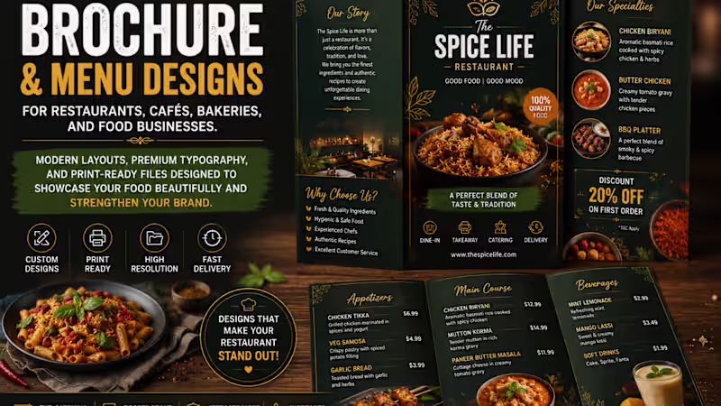 Cover image for flyer or brochure 
