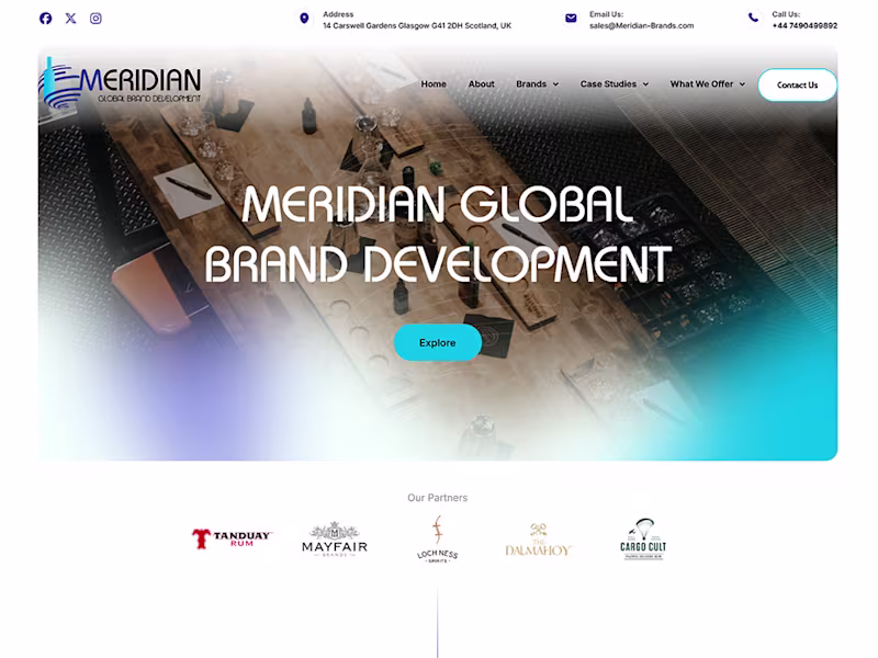 Cover image for Meridian Brands is a global