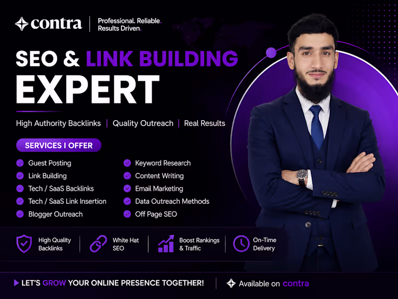 Cover image for SEO Guest Posting & Link Building Services