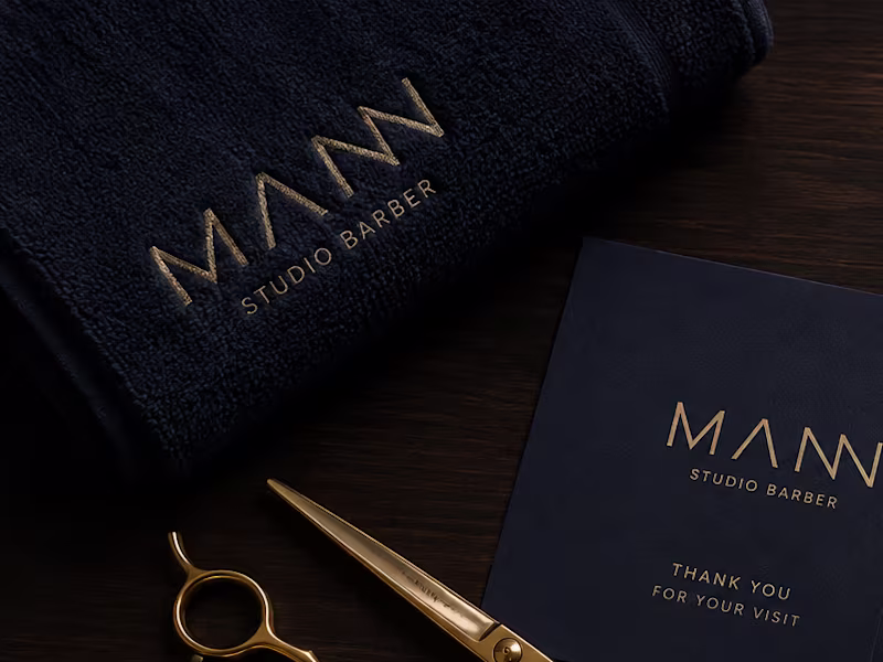 Cover image for MANN — Logo Design for a Men's Barber Studio