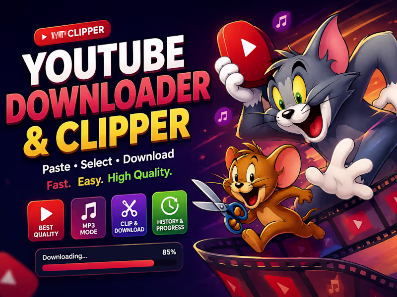 Cover image for YouTube  Downloader and Clipper