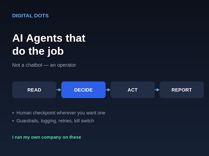 Cover image for AI Agent That Handles a Job End-to-End